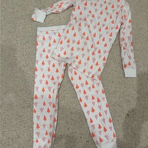 Crewcuts Long Sleeve Shirt with Orange and Pink Tree Design
